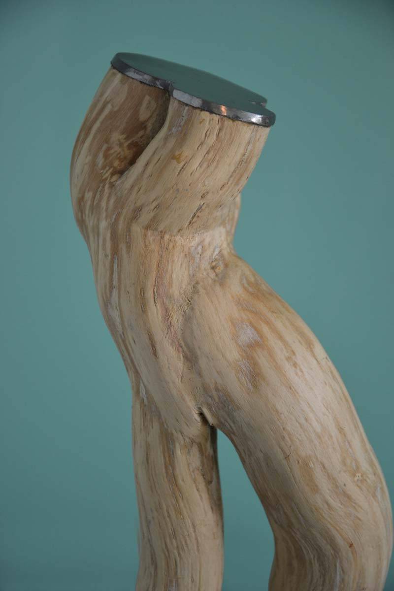 sculpture bois flotté, par l’artiste français Frédéric Ansermet