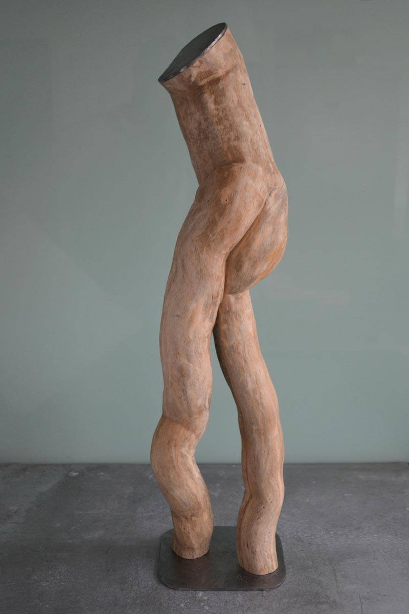 sculpture bois flotté, par l’artiste français Frédéric Ansermet