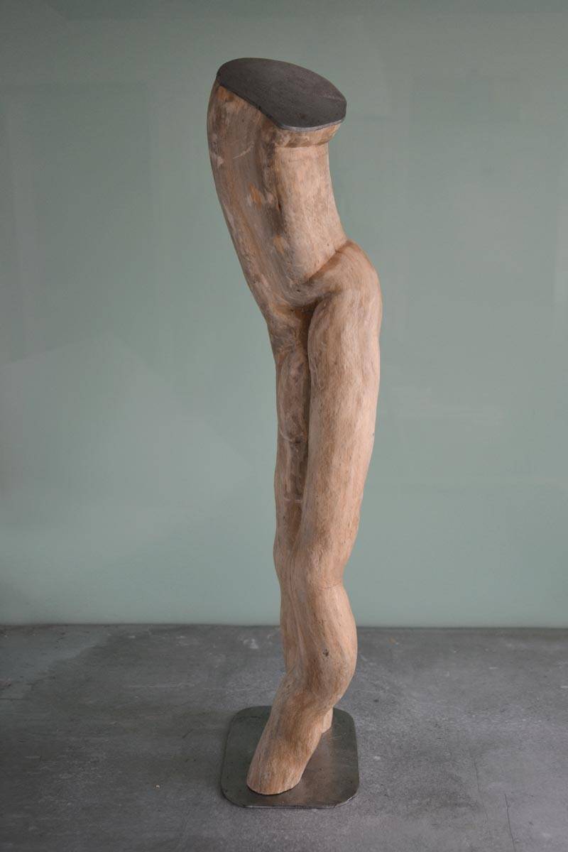 sculpture bois flotté, par l’artiste français Frédéric Ansermet