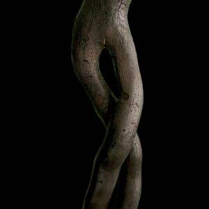 Sculpture en bois brulé