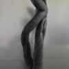 Sculpture en bois brulé par l'artiste Frédéric Ansermet.